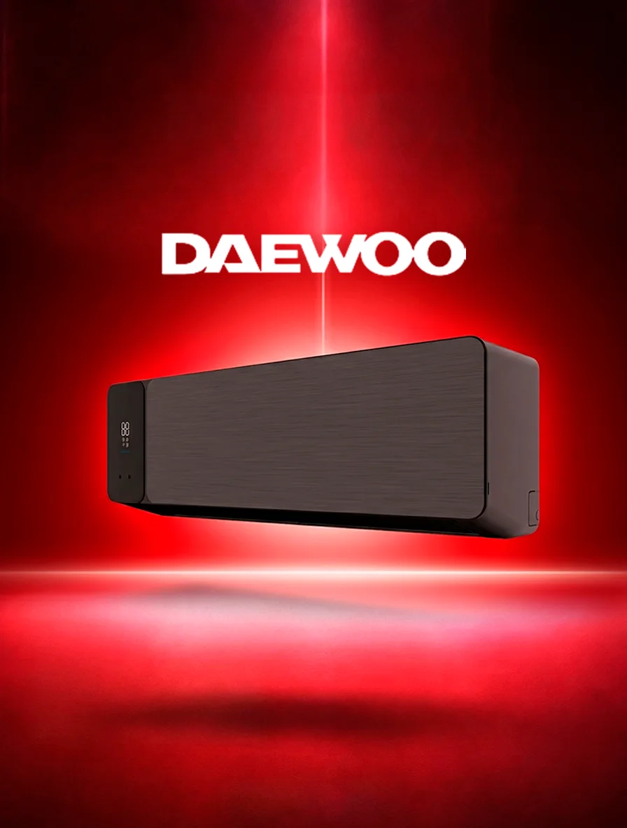 Aire Acondicionado Daewoo Split Negro 12000